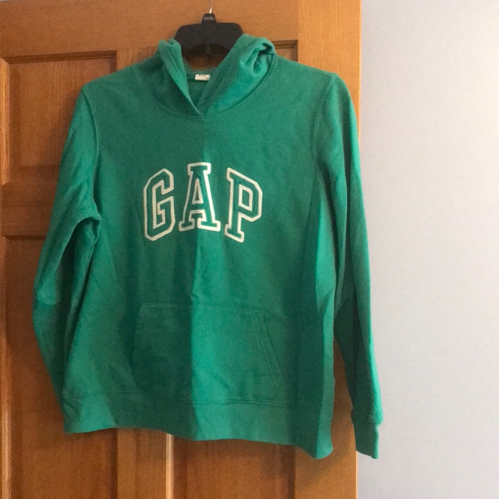 GAP Green Pullover Hoodie with Logo